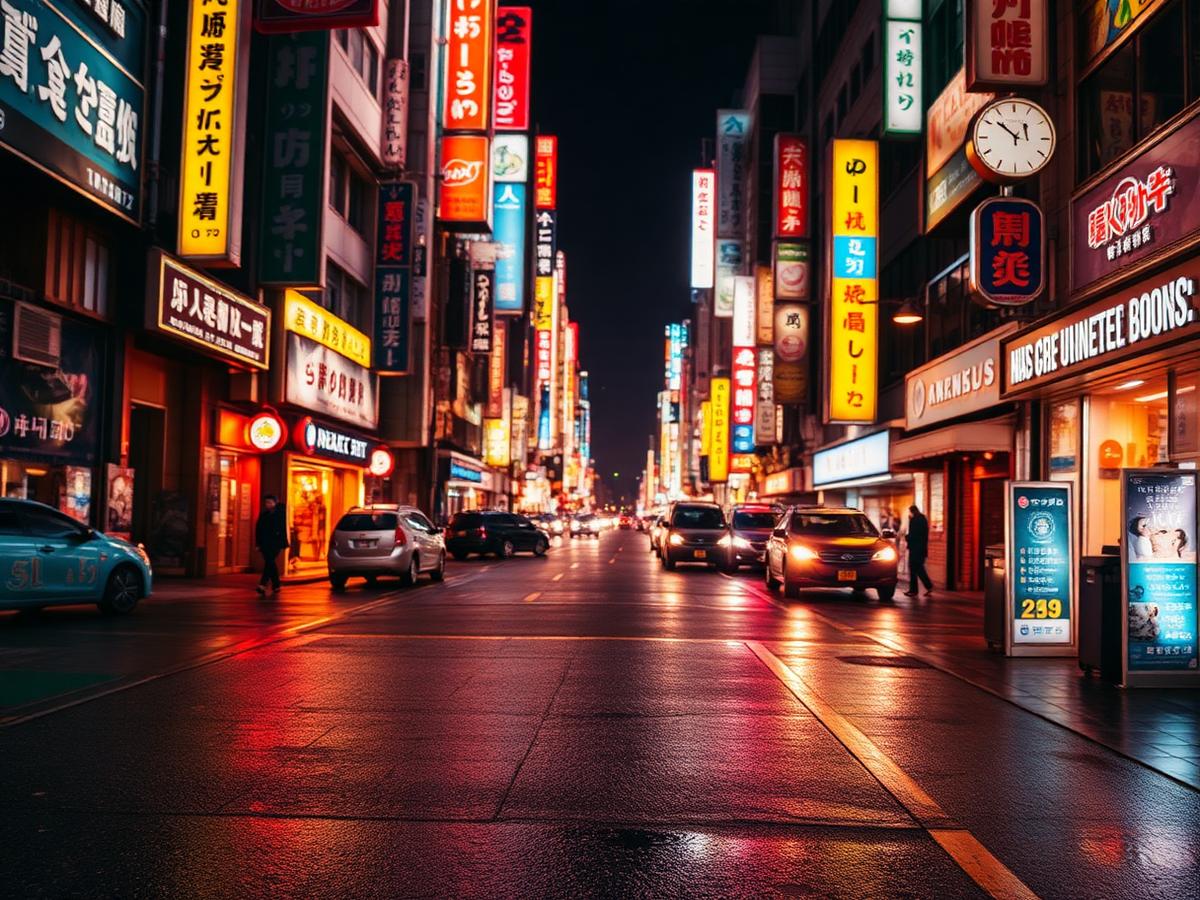 Neon, rain, and quiet ramen