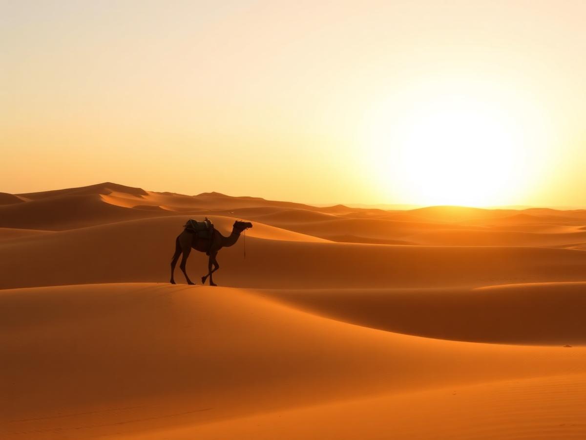 The dunes at last light